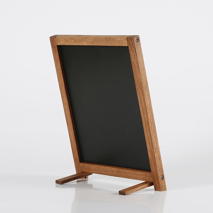 Counter Wood Chalk Frame, Dark Wood, 8,5"x11"