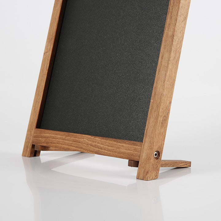 Counter Wood Chalk Frame, Dark Wood, 5"x7"