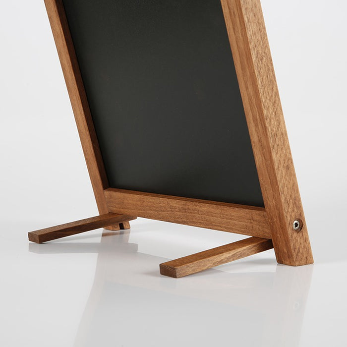 Counter Wood Chalk Frame, Dark Wood, 8,5"x11"