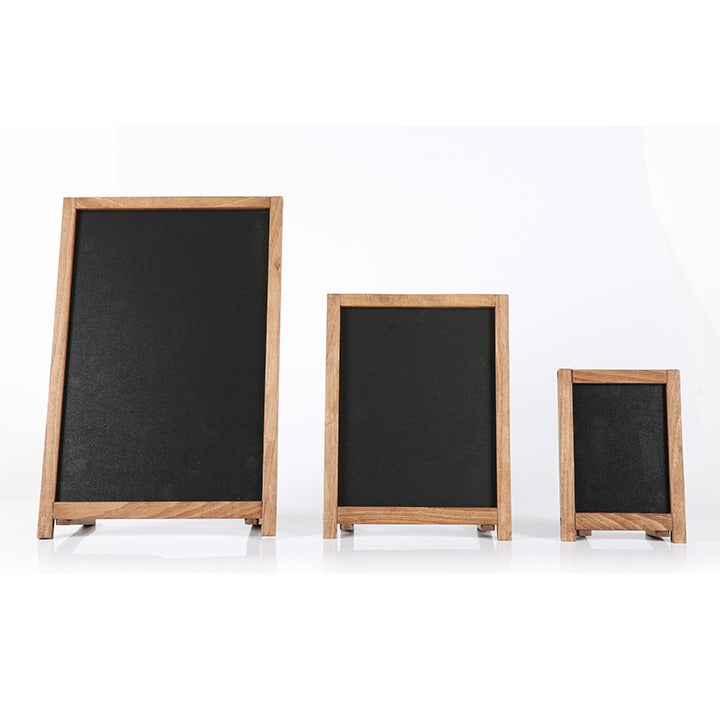 Counter Wood Chalk Frame, Dark Wood, 5"x7"