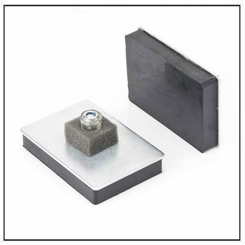 Magpads with Stud 80 x 55mm Pull Force: >9kg / Shear Resistance: >5kg