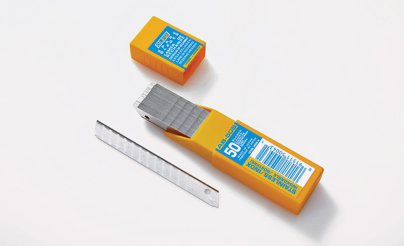 OLFA® AB50S Stainless Snap-Off Blades 9mm - 50 Pack