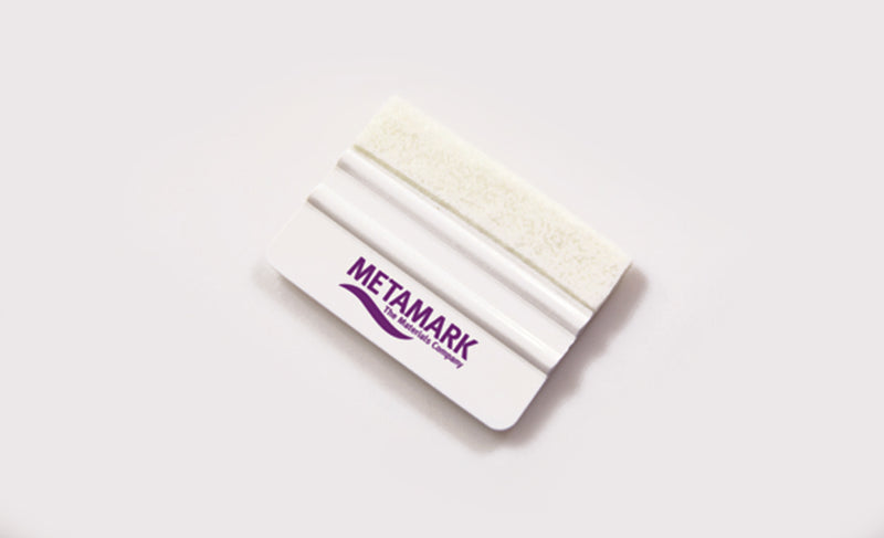 Metamark White Felt Edge Squeegee